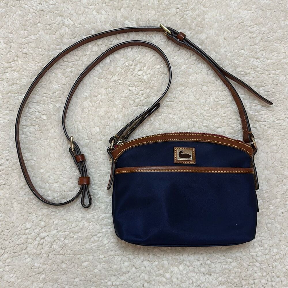 Dooney & Bourke Nylon Domed Crossbody Navy Bag